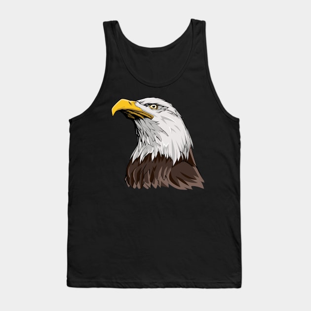 Bald Eagle Tank Top by Malchev